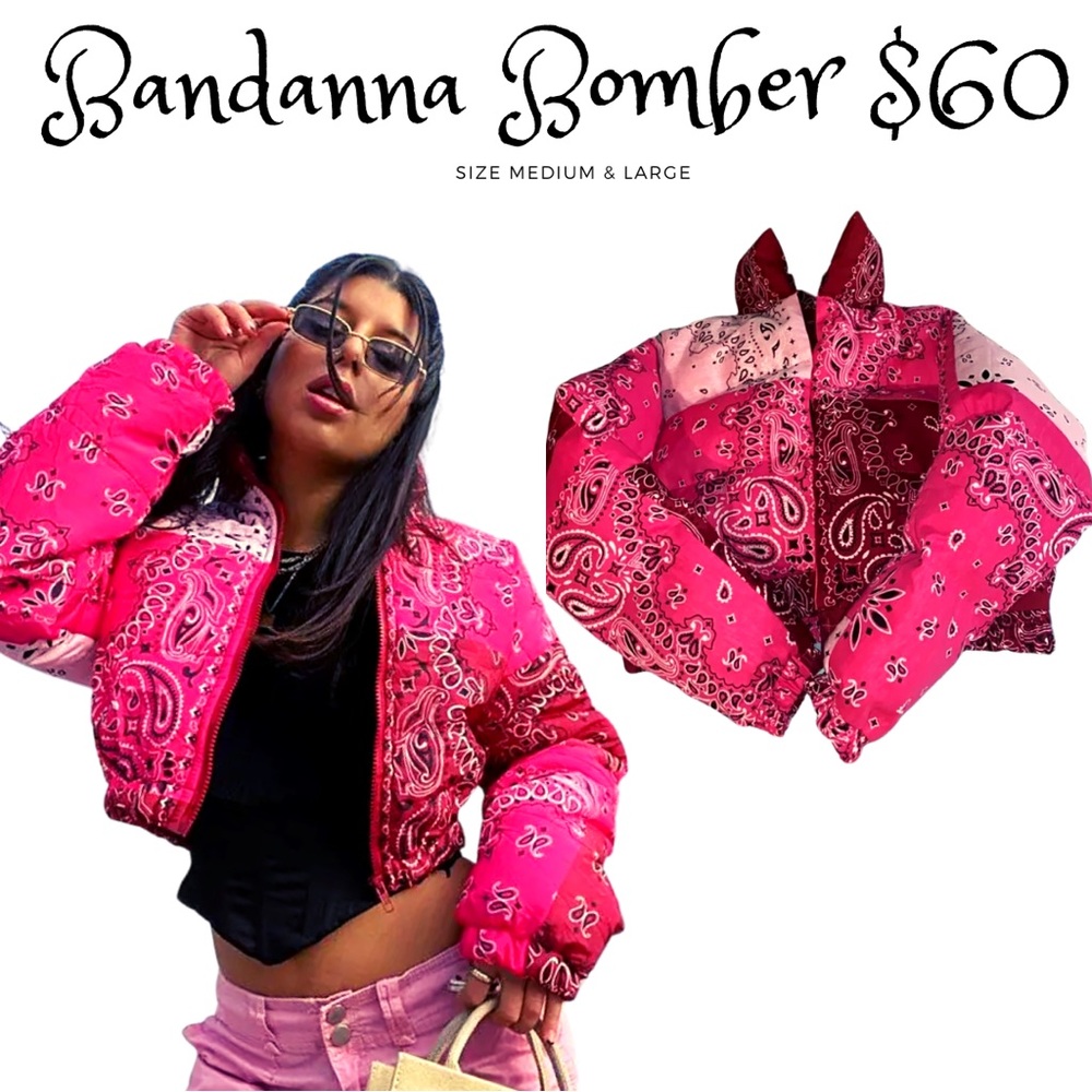Bandanna Bomber Jacket